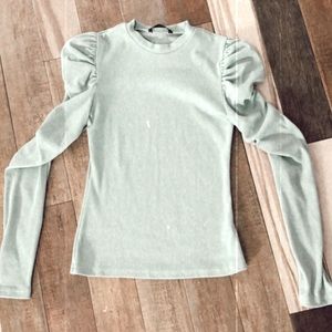 Sage/mint green ribbed longsleeve